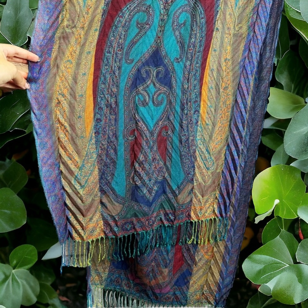 Unbranded Bohemian Tassel Oversized Scarf